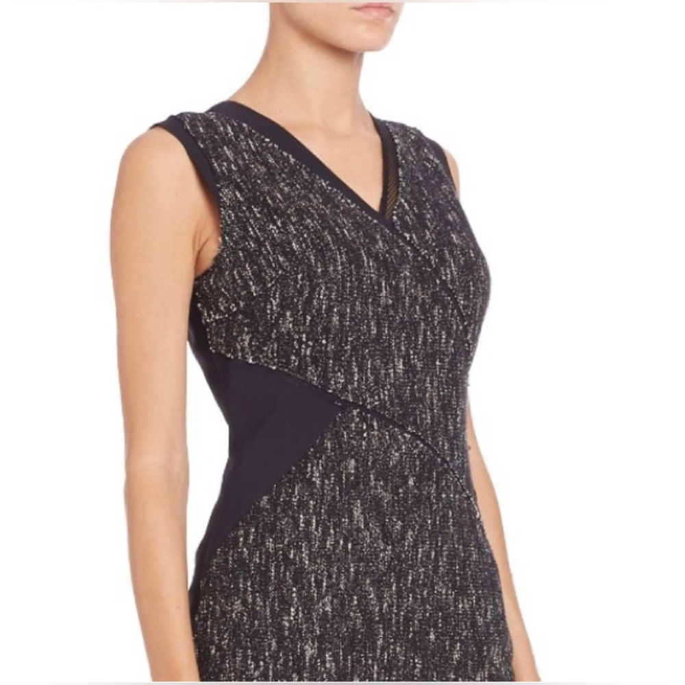 ✨⚡️💥 ELIE TAHARI Maisy Mixed-Media Dress